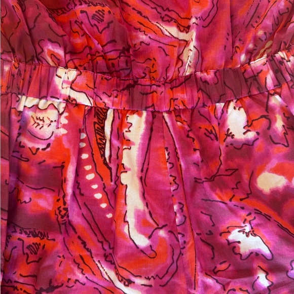 Mango Pink Patterned Jumpsuit - Small - Picture 4 of 9